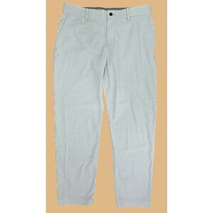 Nike Men's Dri-Fit Striped Pants 38X30 Gray & White